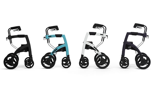 Rollz Motion rollators in four colors